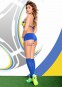 Игровой костюм футбольной фанатки - Viktoria - 1