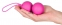 Вагинальные шарики - XXL Balls, розовые - 3