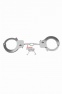 Металлические наручники Designer Cuffs серебристые - 1