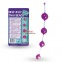 Анальные бусы New Jelly Thai Beads, фиолетовые - 1