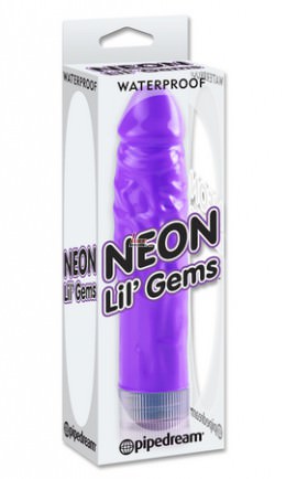 Вибратор Neon Lil' Gems Purple