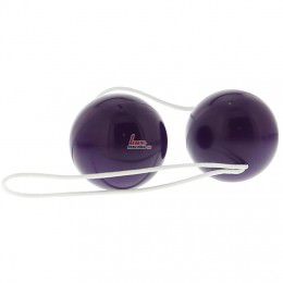 Вагинальные шарики - Vibratone Unisex Duo Balls, фиолетовые