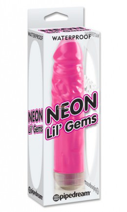 Вибратор Neon Lil' Gems Rose