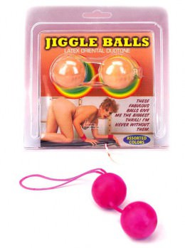 Вагинальные шарики Jiggle Balls розовые