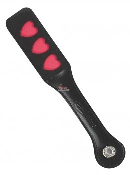 Шлепалка - Leather Heart Impression Paddle