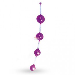 Анальные бусы New Jelly Thai Beads, фиолетовые