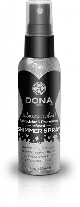 Спрей для тела с блестками - Shimmer Spray Silver, 60 мл