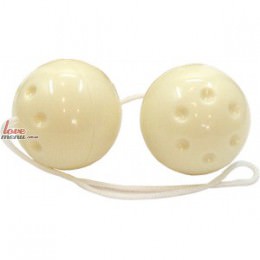 Вагинальные шарики - Vibratone balls, Белые