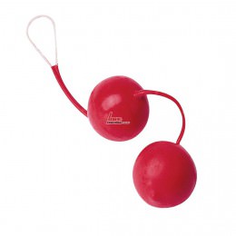 Вагинальные шарики - Latex Pleasure Duo, красные