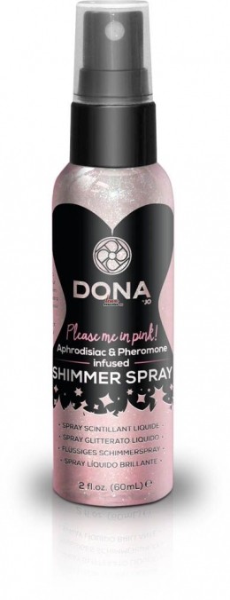 Спрей для тела с блестками - Shimmer Spray Pink, 60 мл