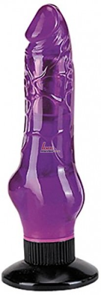 Вибратор на присоске - Water Soft Mounts Vibrator Purple