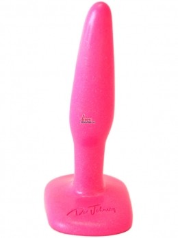 Анальная пробка - Butt Plug, розовая, 9 см