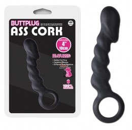 Анальная пробка - Ass Cork, 14 см, черная