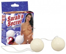 Вагинальные шарики Sarah's Secret белые
